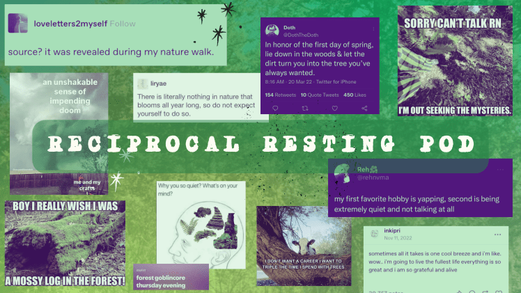 A dreamy reflection of clouds an blue sky in a lake. A white buoy floats on the left side.